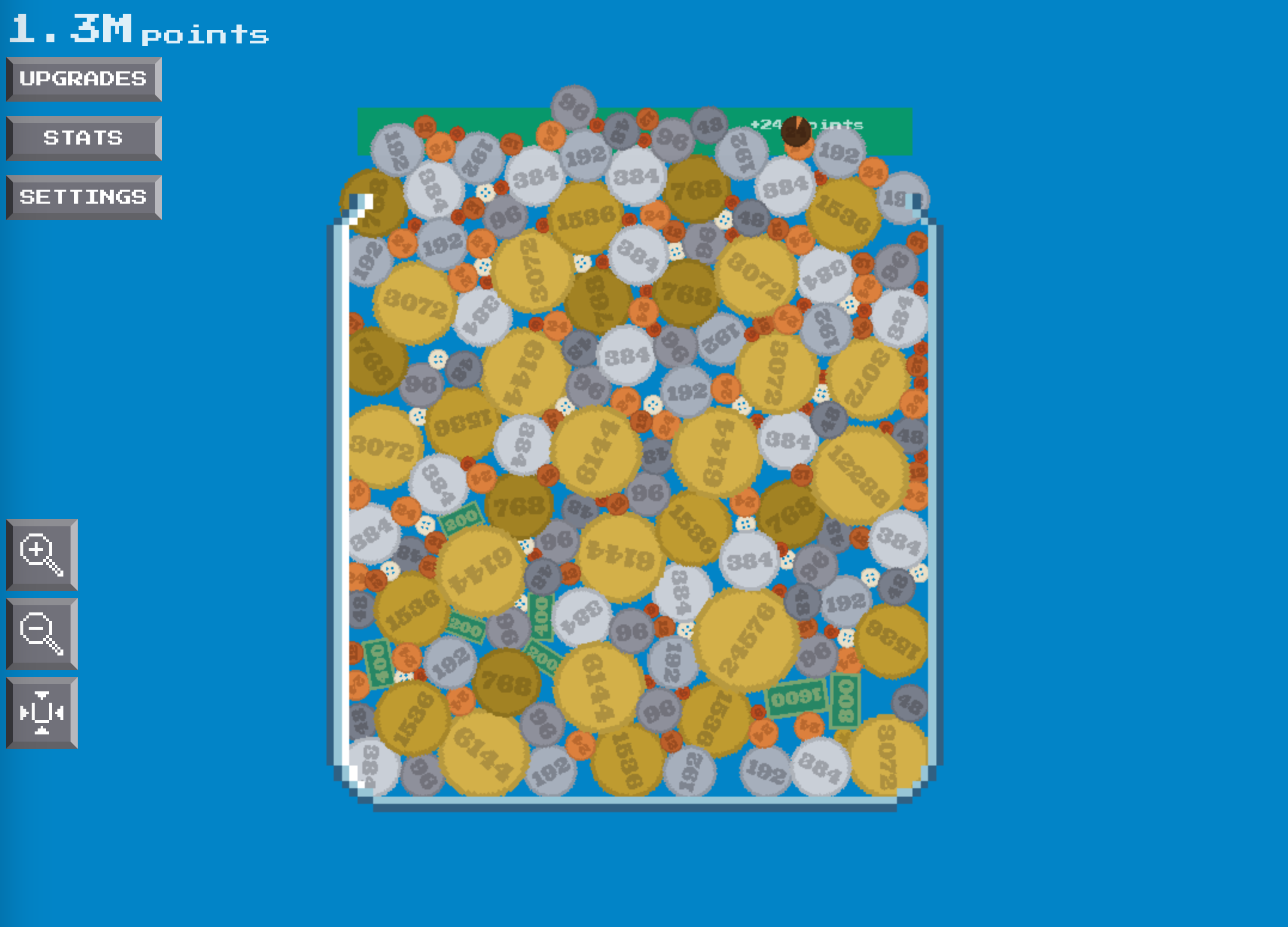 Screen shot of my game Coin Jar